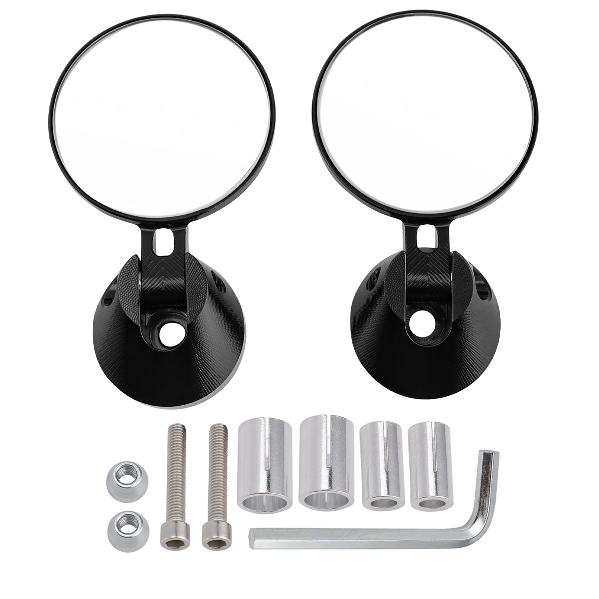 Vespa Sprint Primavera 50 125 150 CNC ?50mm Mini Handlebar End Mirror Set