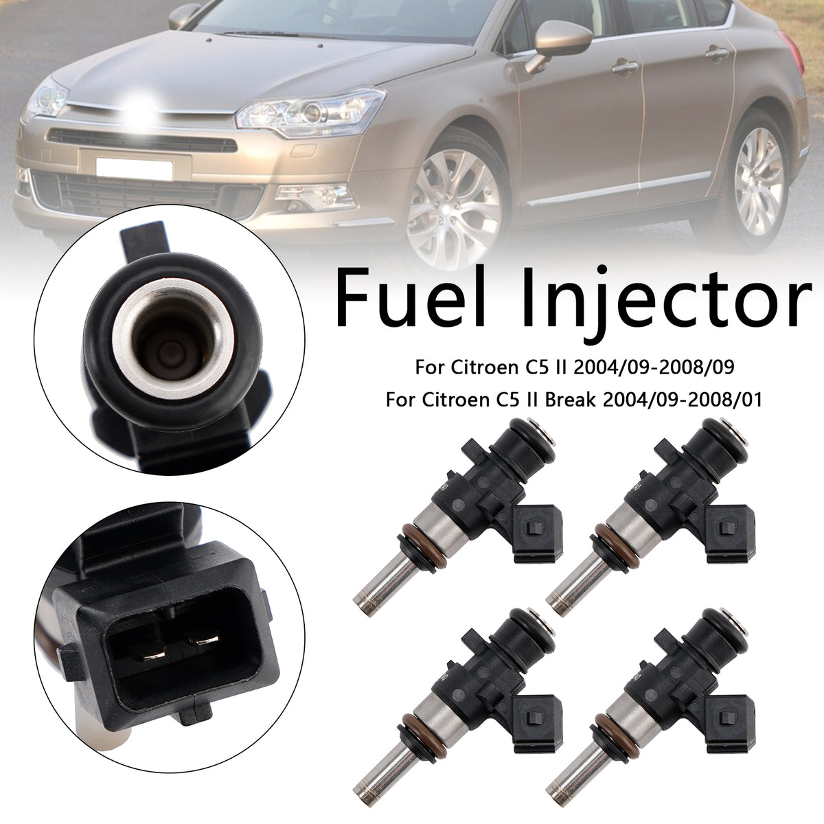 Citroen Fit Peugeot Fit Renault 4PCS Fuel Injector 0280158040 980CC