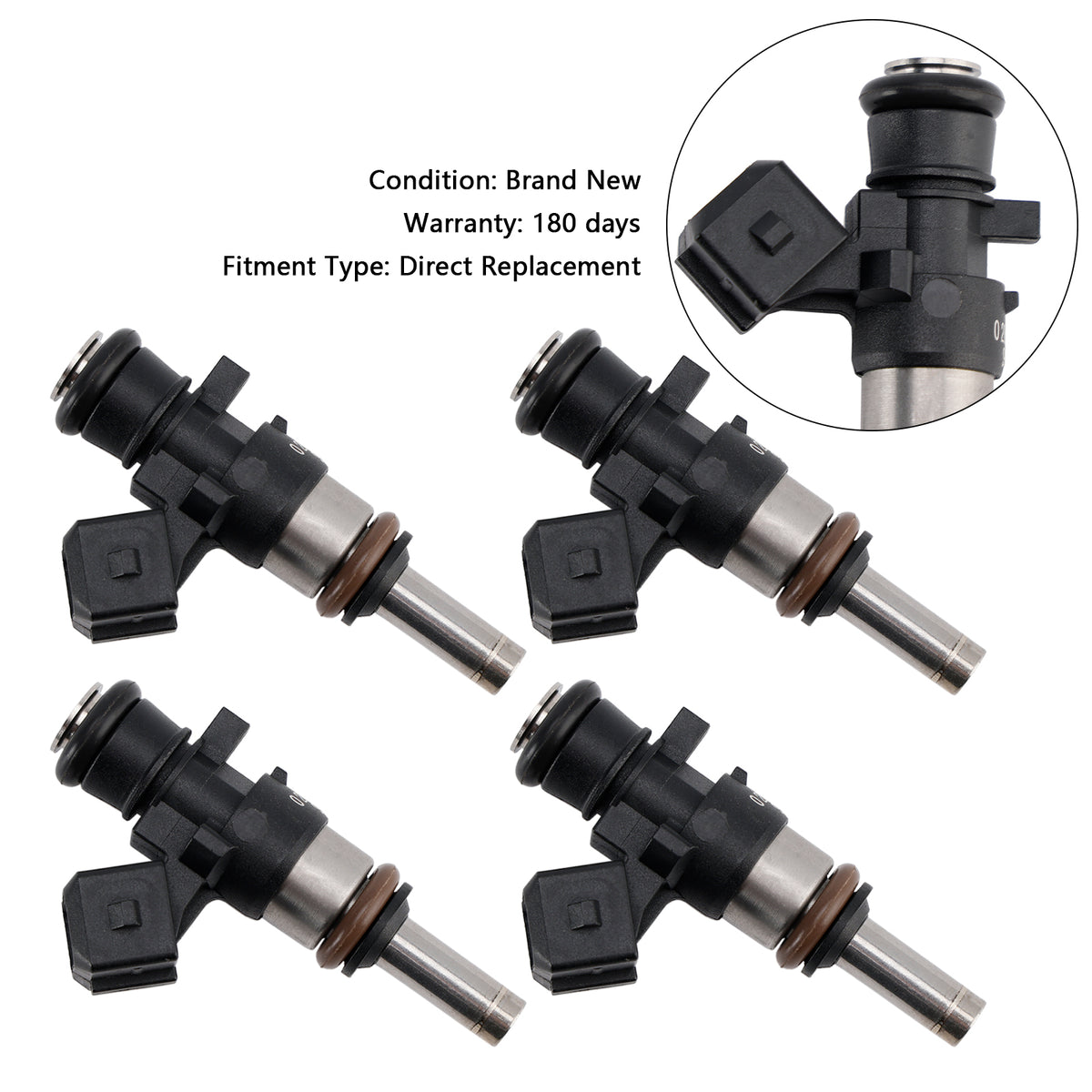 Citroen Fit Peugeot Fit Renault 4PCS Fuel Injector 0280158040 980CC