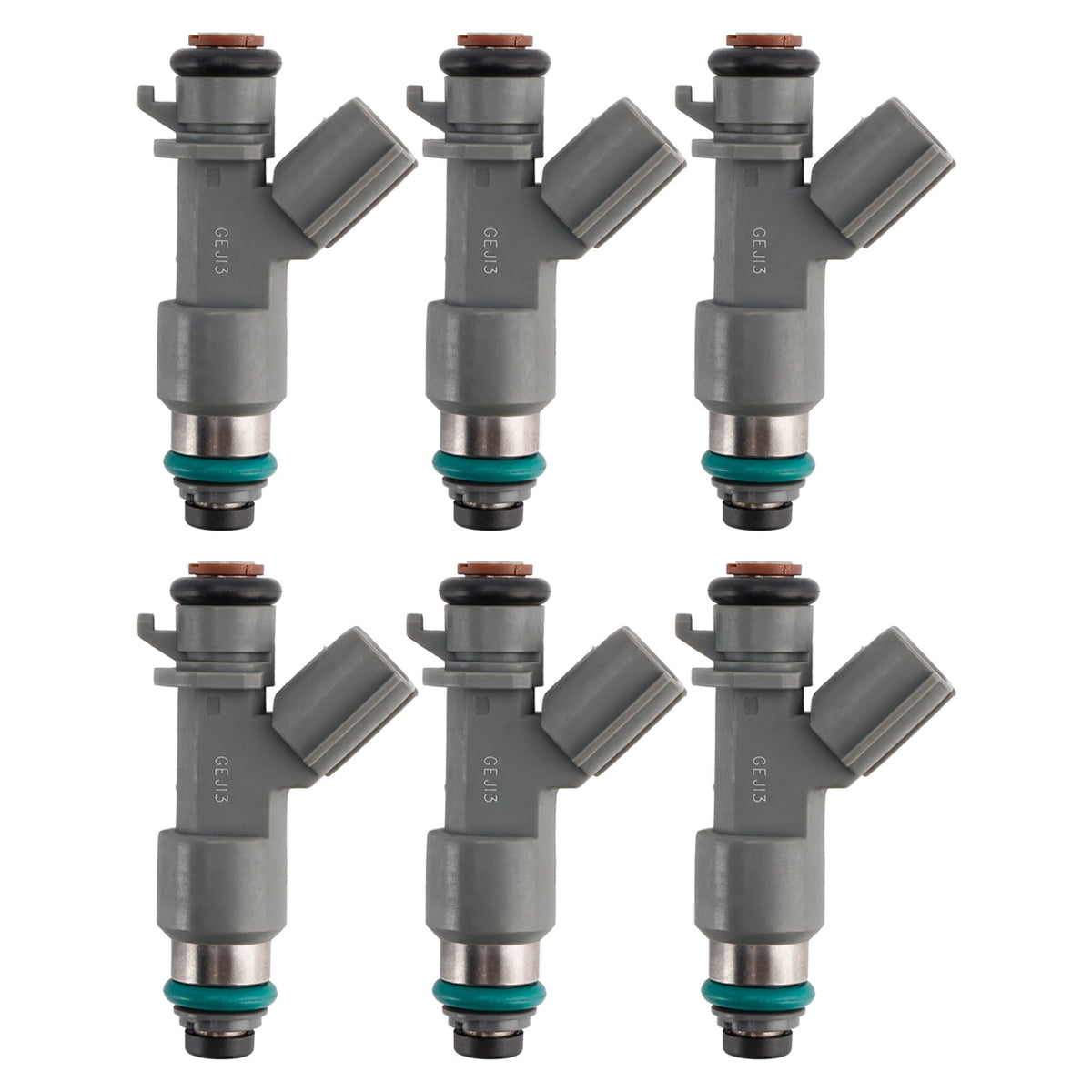 6PCS 16450RJAA01 Fuel Injector 16450-RJA-A01 Fit Acura RL TL 3.5L V6 2005-2008