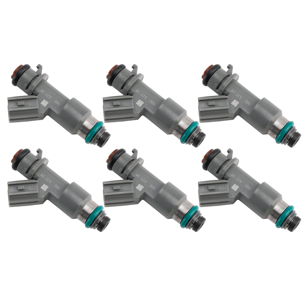 6PCS 16450RJAA01 Fuel Injector 16450-RJA-A01 Fit Acura RL TL 3.5L V6 2005-2008