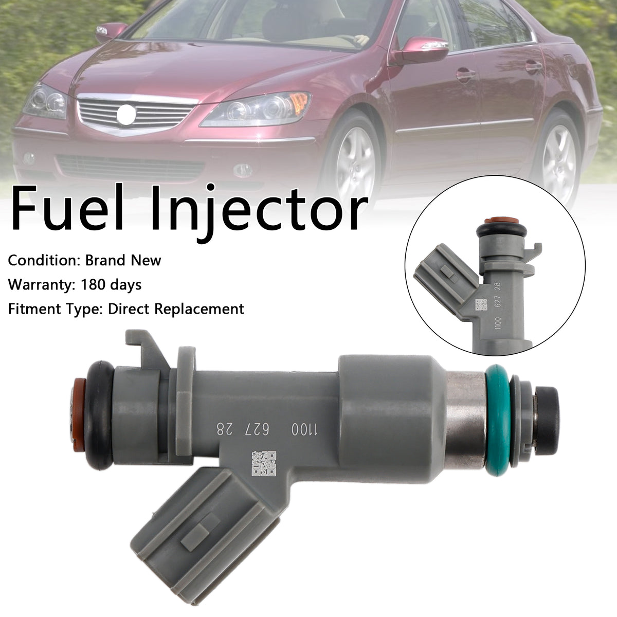 Acura RL TL 3.5L V6 2005-2008 1PCS Fuel Injector 16450-RJA-A01