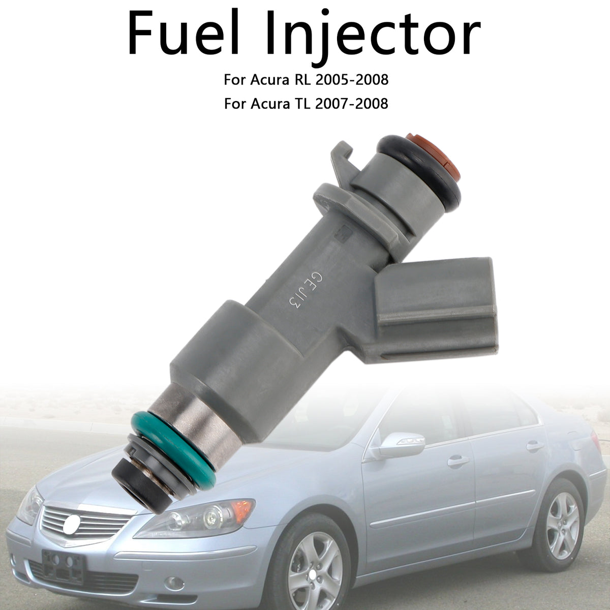 Acura RL TL 3.5L V6 2005-2008 1PCS Fuel Injector 16450-RJA-A01