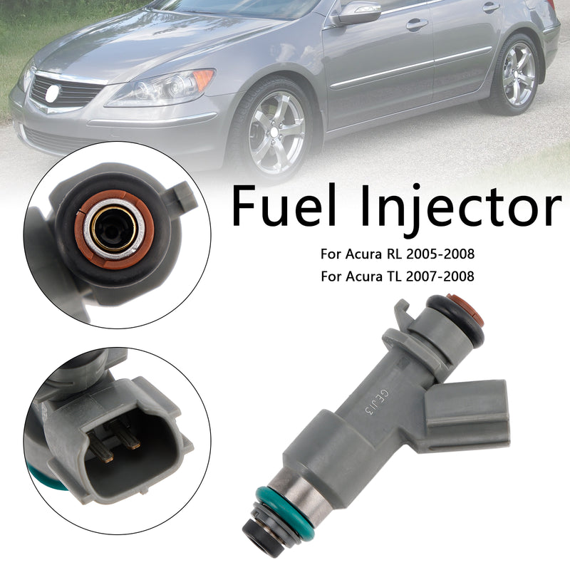 Acura RL TL 3.5L V6 2005-2008 1PCS Fuel Injector 16450-RJA-A01