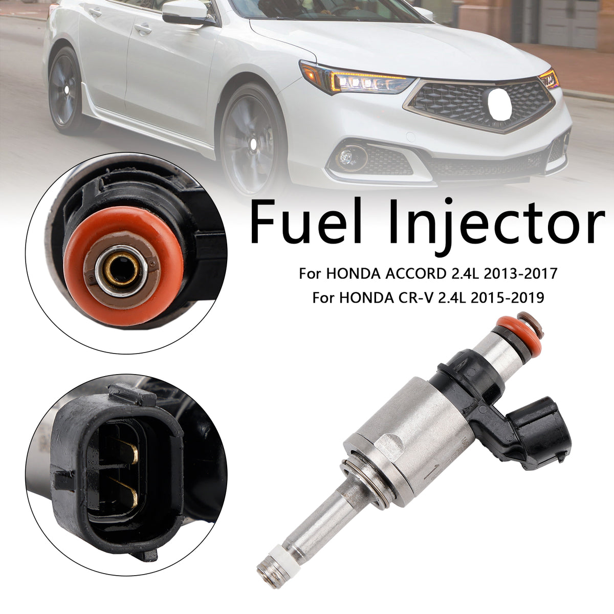 CR-V TLX 2.4L 2015-2019 Fit Acura 1PCS Fuel Injector 16450-5LA-A01