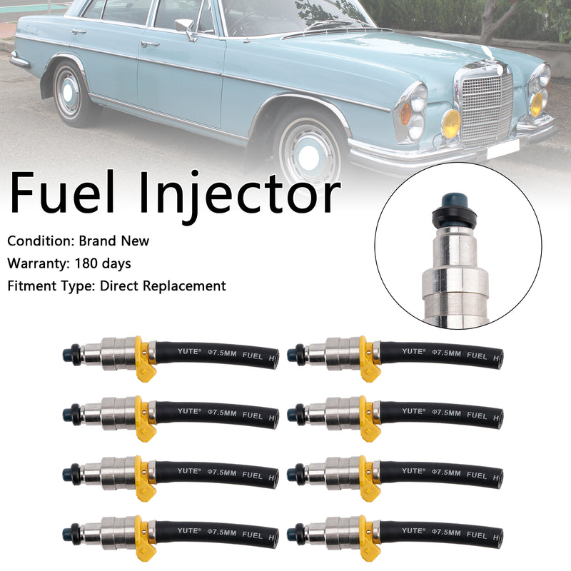 Mercedes W108 W109 W116 R107 W111 M116 8PCS Fuel Injector 0000783123