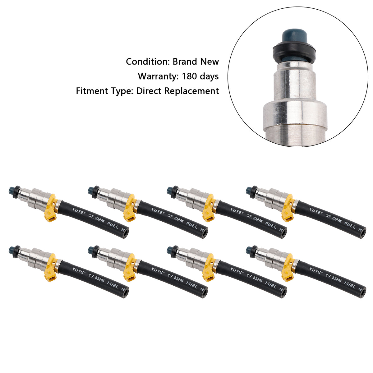 Mercedes W108 W109 W116 R107 W111 M116 8PCS Fuel Injector 0000783123