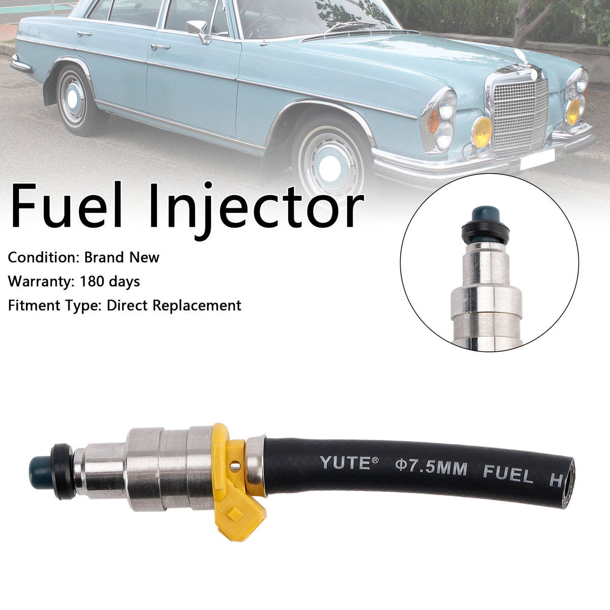 Mercedes W108 W109 W116 R107 W111 M116 1PCS Fuel Injector 0000783123