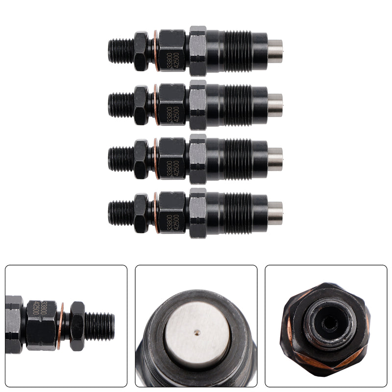Hyundai D4BH D4BF Pickup H100 Minivan H1 4PCS Fuel Injector 33800-42500