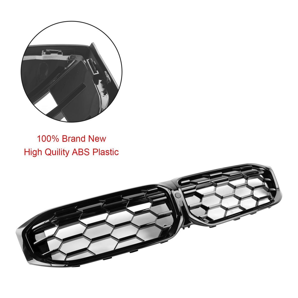 BMW G20 320i 330i M340i 2023-2024 Gloss Black Front Kidney Grill