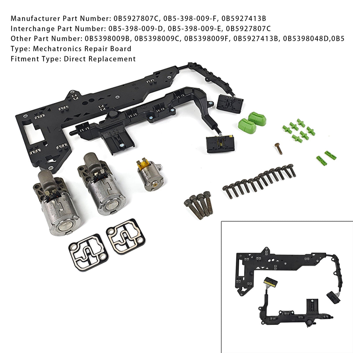0B5 Mechatronics Repair Board  Transmission Harness Kit For Audi Tronic S4-7