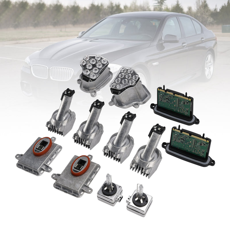 BMW 5 Series F10 F11 F07 12PCS Left+Right Power Module LED Headlight AHL