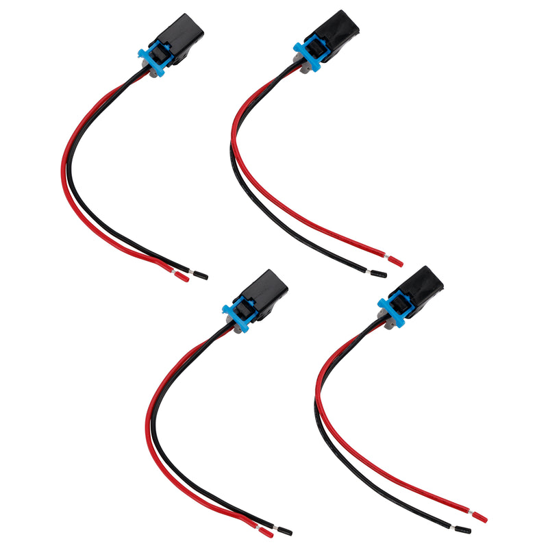 Buick 4PCS Fuel Injector Connector Plug Clip Pigtail Quick Disconnect