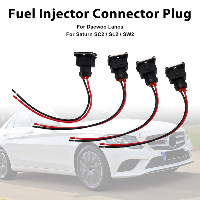 Daewoo 4-EV1 Fuel Injector Connector Plug Clip Pigtail Quick Disconnect