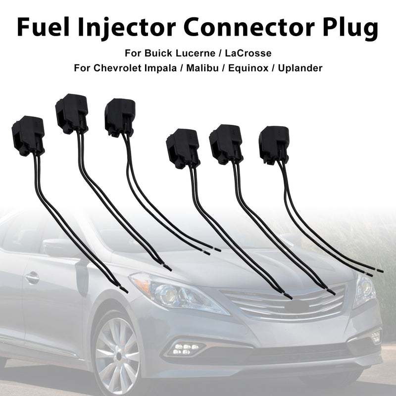 Hyundai 6-EV6 Fuel Injector Connector Plug Clip Pigtail Quick Disconnect