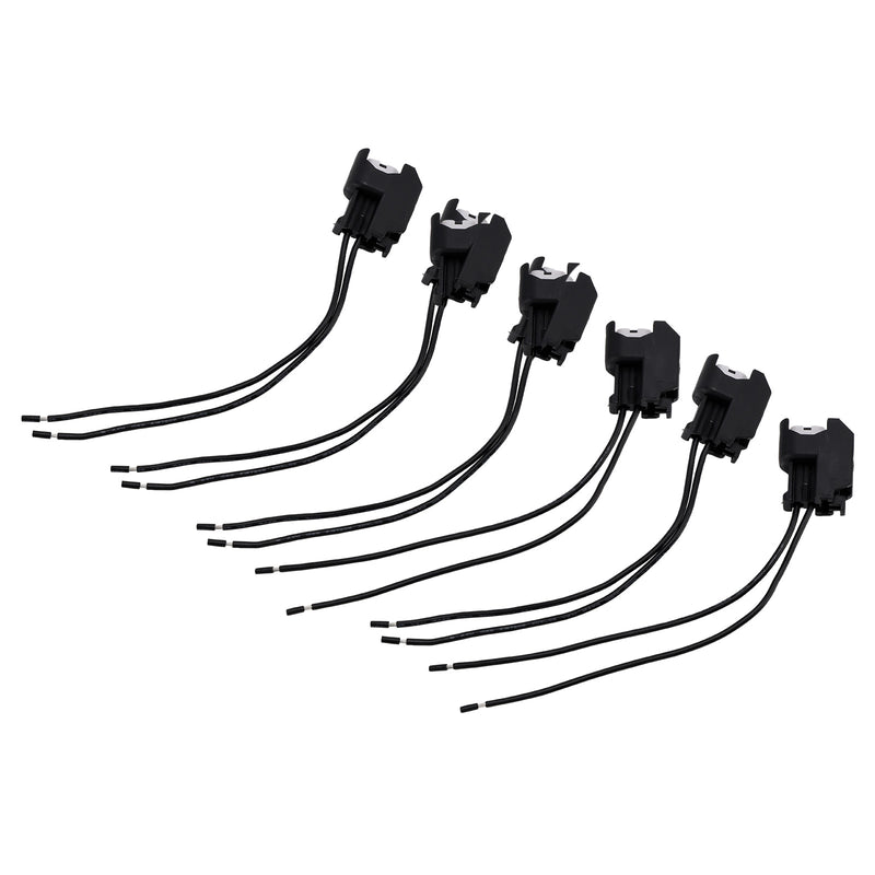 Hyundai 6-EV6 Fuel Injector Connector Plug Clip Pigtail Quick Disconnect