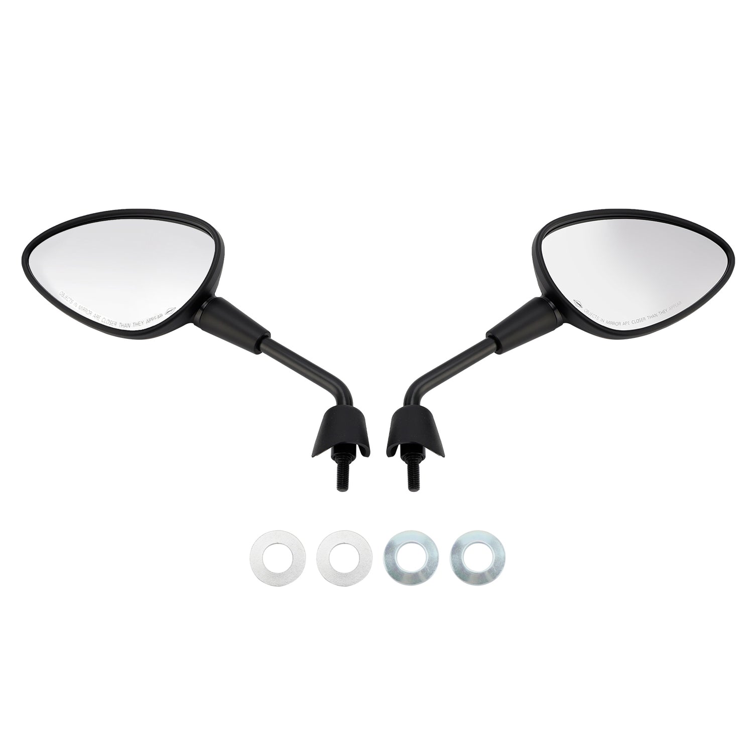Vespa GTS 125 300 HPE Sprint Primavera 50 125 150 Black Mirror Set Shorty