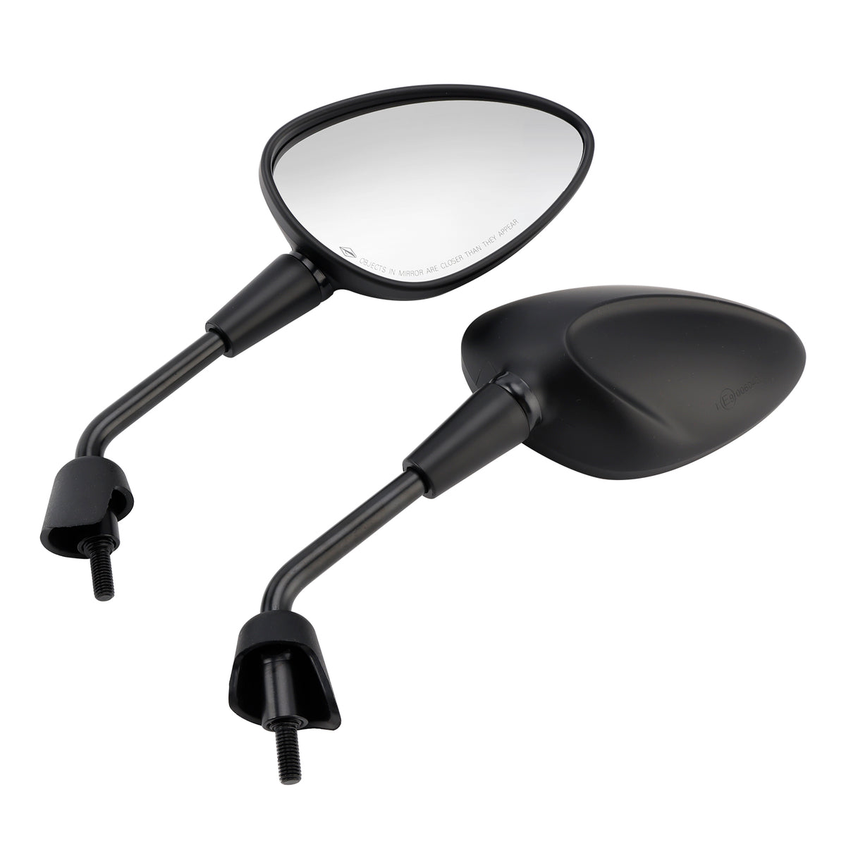 Vespa GTS 125 300 HPE Sprint Primavera 50 125 150 Black Mirror Set Shorty