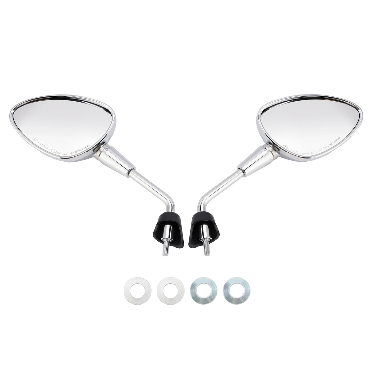 Vespa GTS 125 300 HPE Sprint Primavera 50 125 150 Chrome Mirror Set Shorty