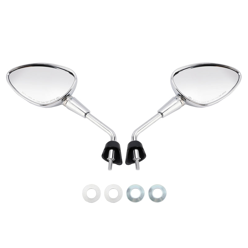 Vespa GTS 125 300 HPE Sprint Primavera 50 125 150 Chrome Mirror Set Shorty