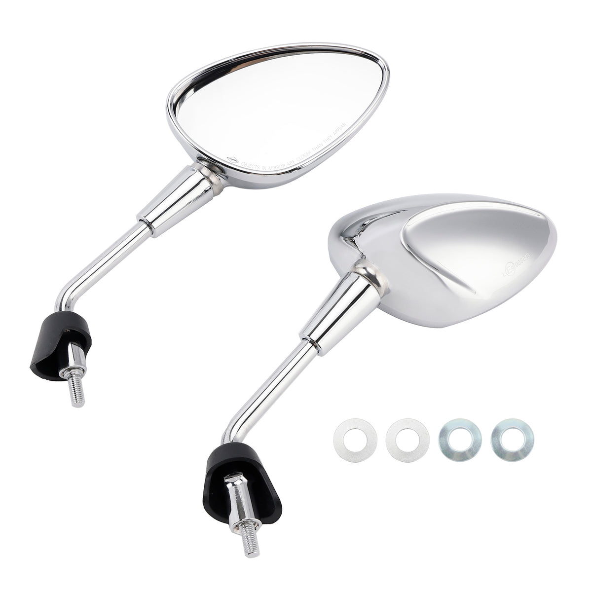 Vespa GTS 125 300 HPE Sprint Primavera 50 125 150 Chrome Mirror Set Shorty