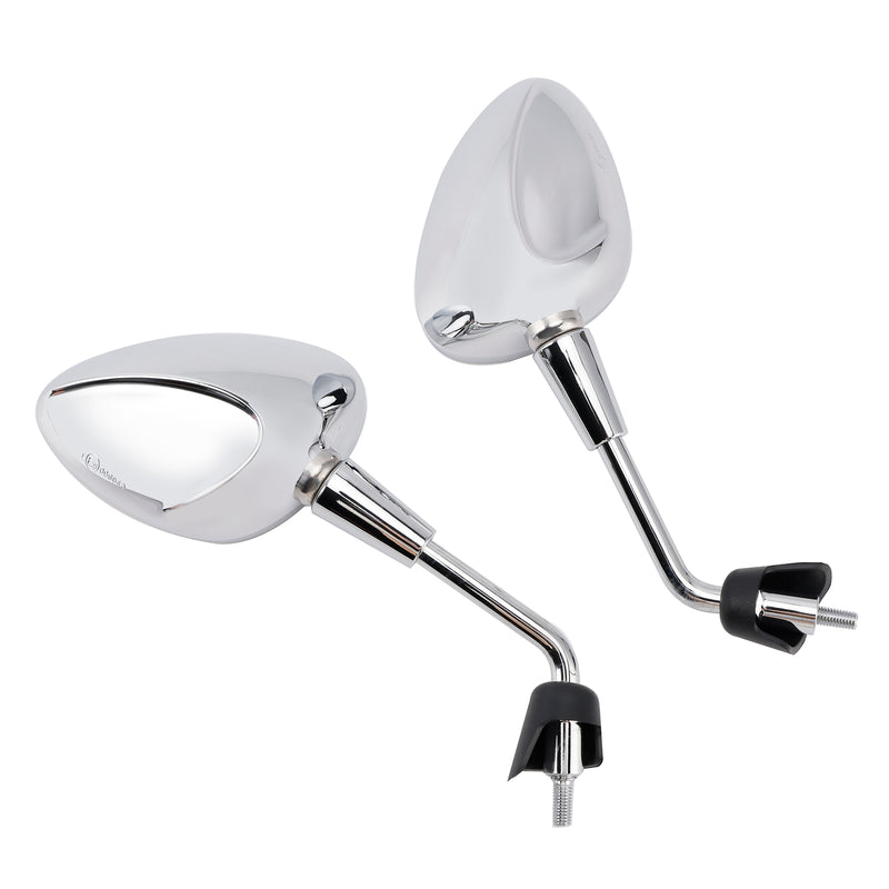 Vespa GTS 125 300 HPE Sprint Primavera 50 125 150 Chrome Mirror Set Shorty