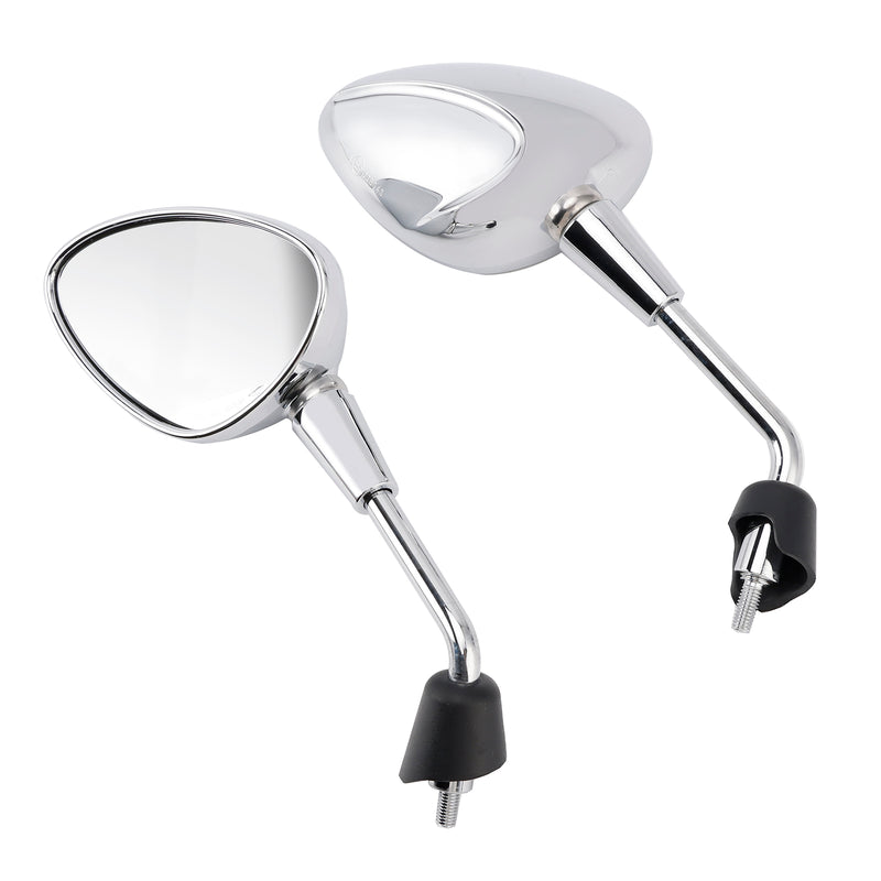 Vespa GTS 125 300 HPE Sprint Primavera 50 125 150 Chrome Mirror Set Shorty