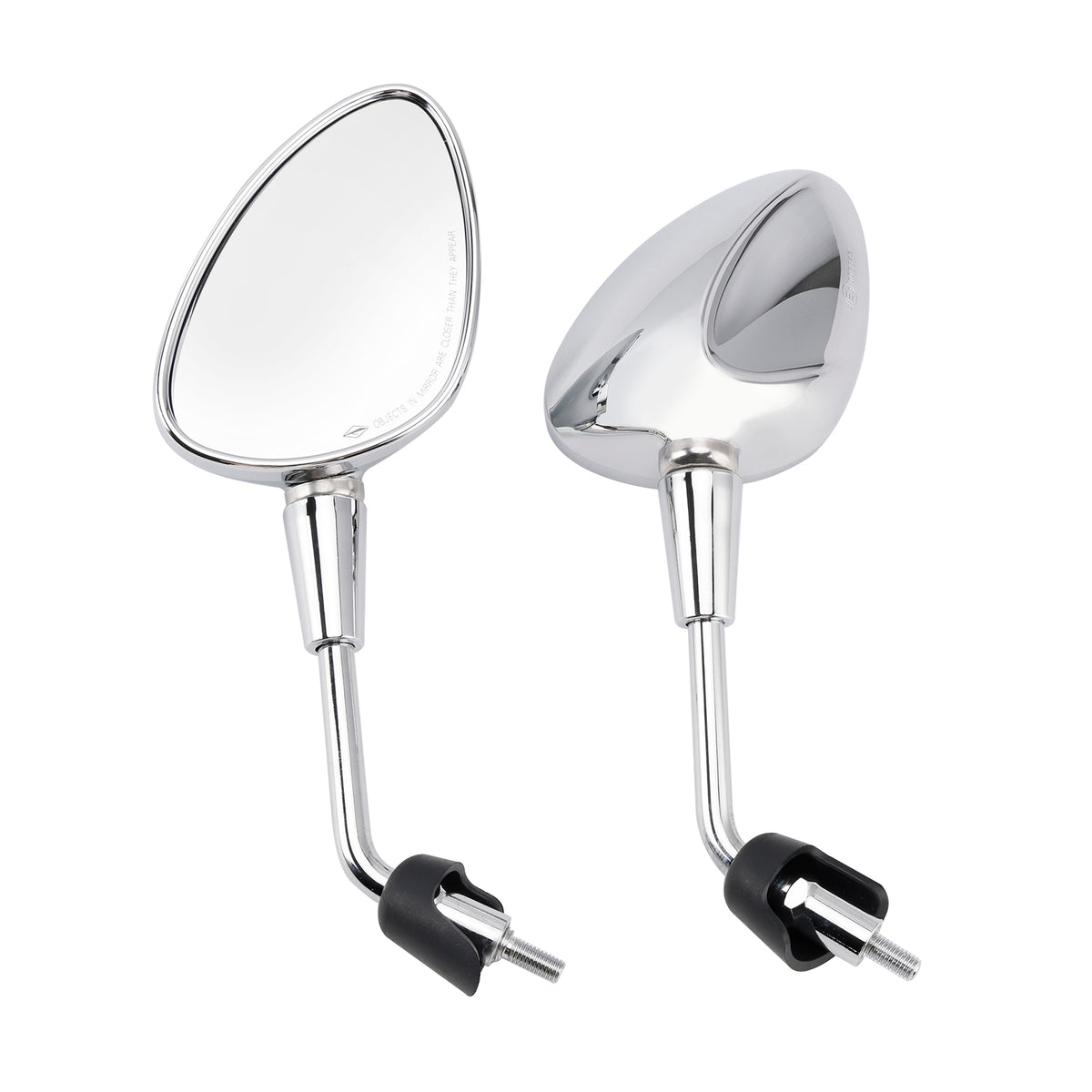 Vespa GTS 125 300 HPE Sprint Primavera 50 125 150 Chrome Mirror Set Shorty