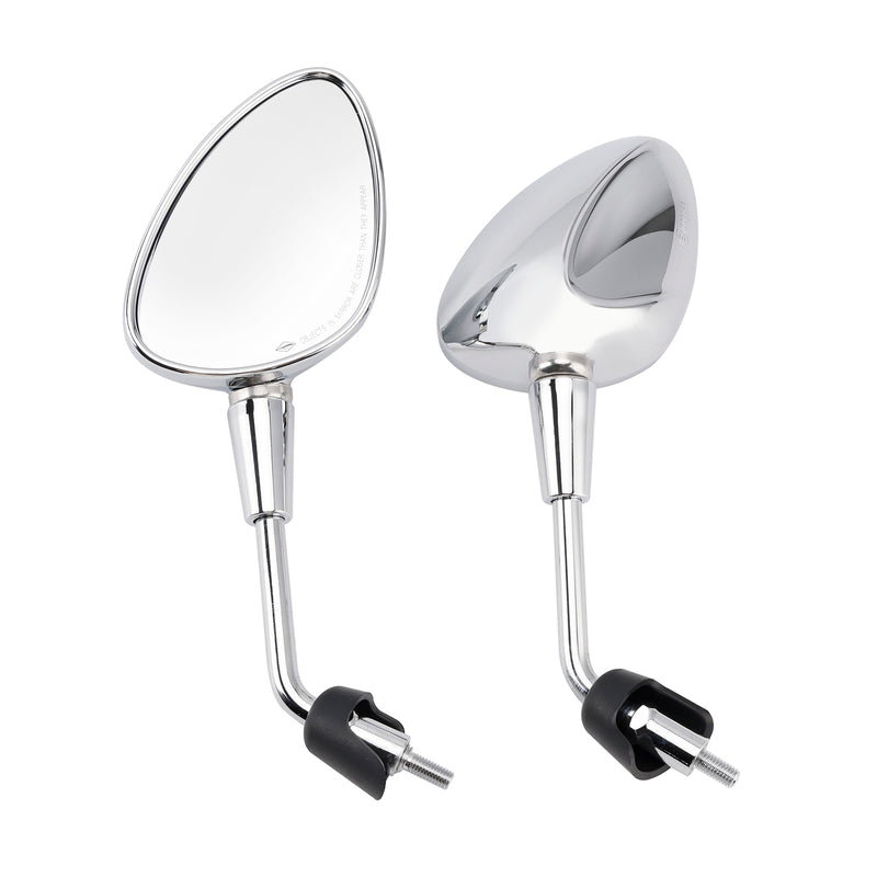 Vespa GTS 125 300 HPE Sprint Primavera 50 125 150 Chrome Mirror Set Shorty