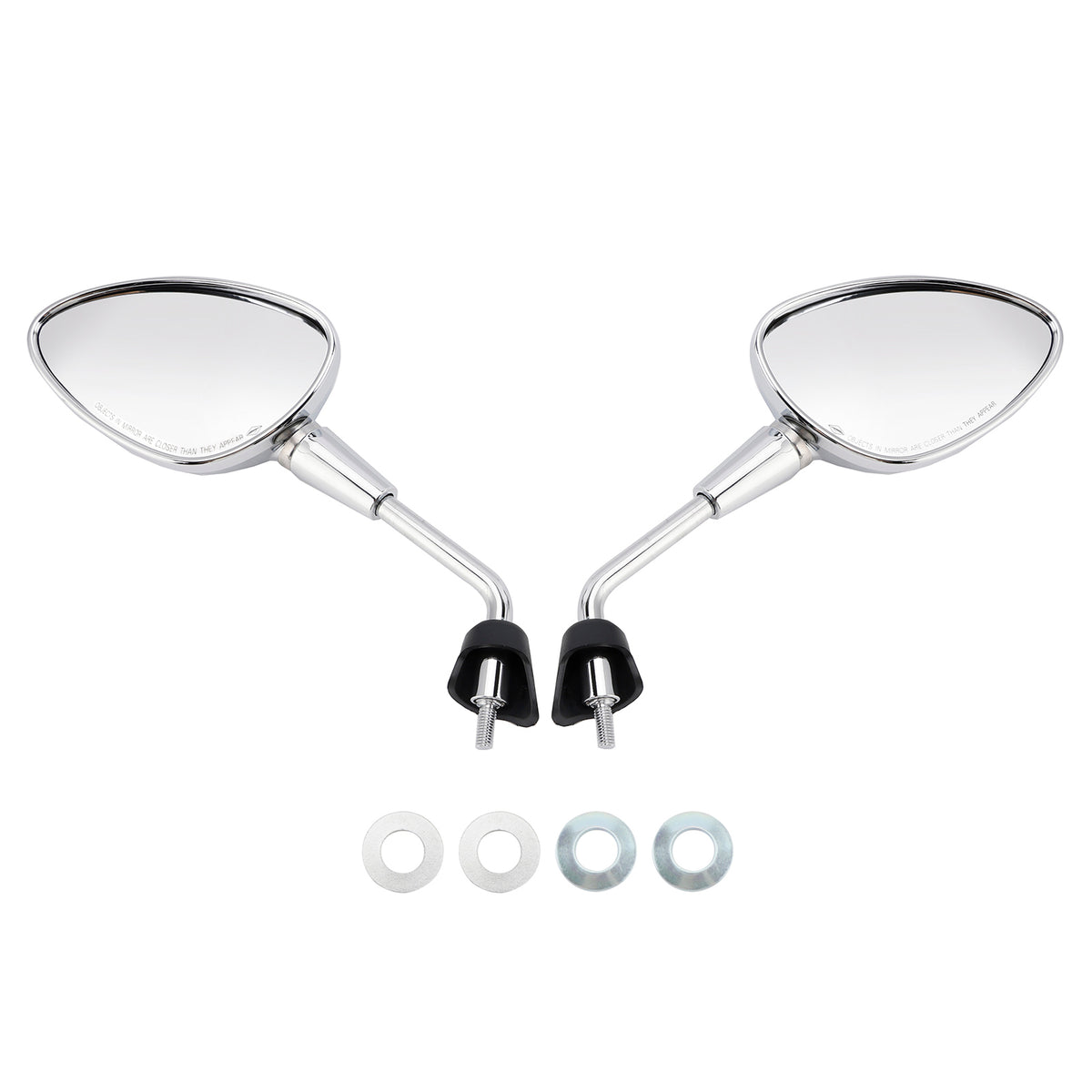Vespa GTS 125 300 HPE Sprint Primavera 50 125 150 Chrome Mirror Set Shorty