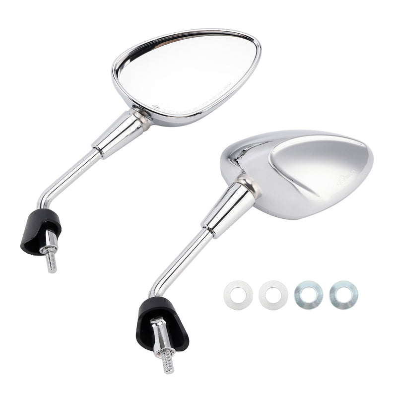 Vespa GTS 125 300 HPE Sprint Primavera 50 125 150 Chrome Mirror Set Shorty