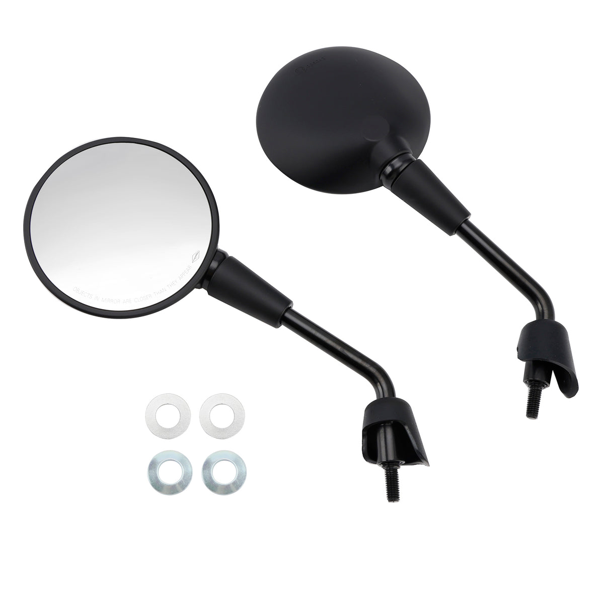 Vespa Primavera 50 125 150 Sprint GTS 125 300 HPE Black Mirror Set Shorty