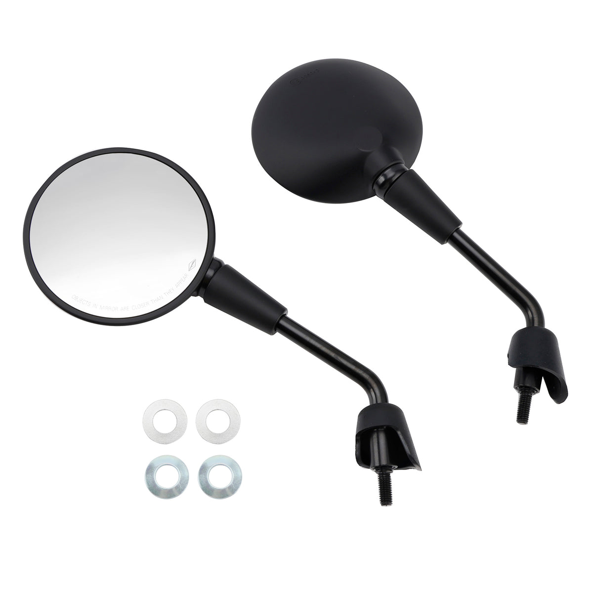 Vespa Primavera 50 125 150 Sprint GTS 125 300 HPE Black Mirror Set Shorty