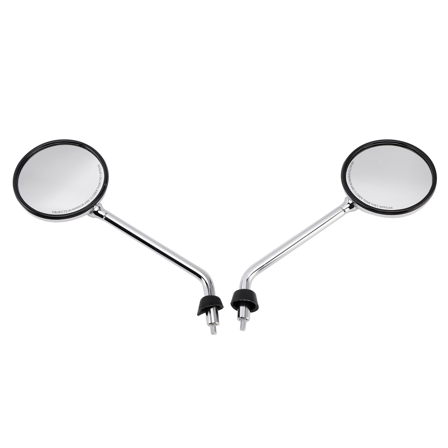 Vespa LX 50 2T/4T & LX 125 & LX 150 2005-2013 Chrome Rearview Mirror Set