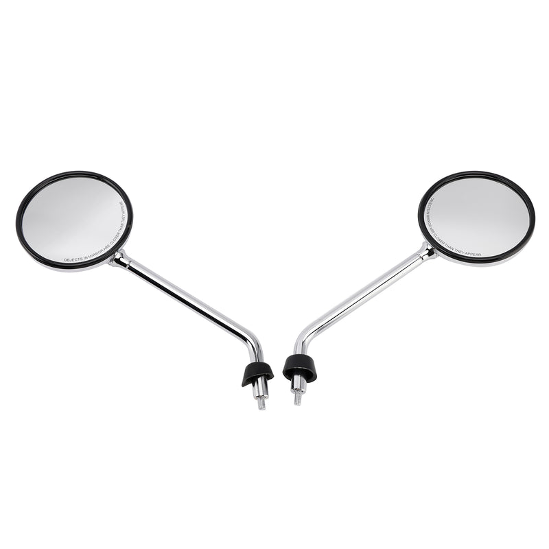 Vespa LX 50 2T/4T & LX 125 & LX 150 2005-2013 Chrome Rearview Mirror Set