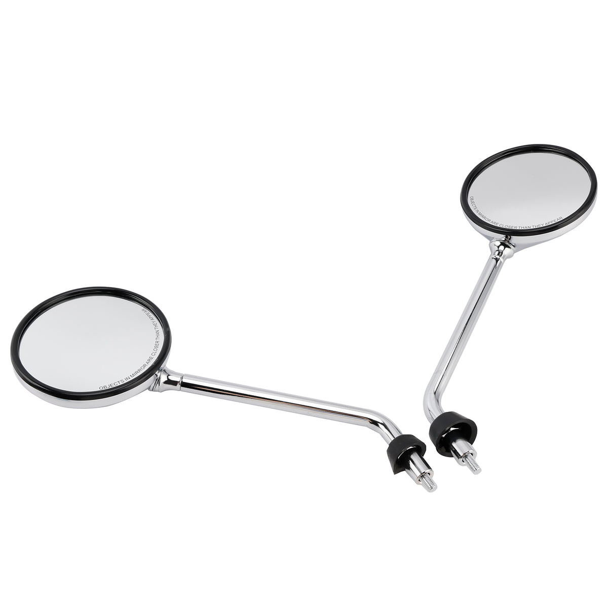 Vespa LX 50 2T/4T & LX 125 & LX 150 2005-2013 Chrome Rearview Mirror Set