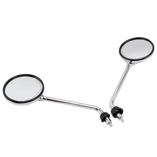 Vespa LX 50 2T/4T & LX 125 & LX 150 2005-2013 Chrome Rearview Mirror Set
