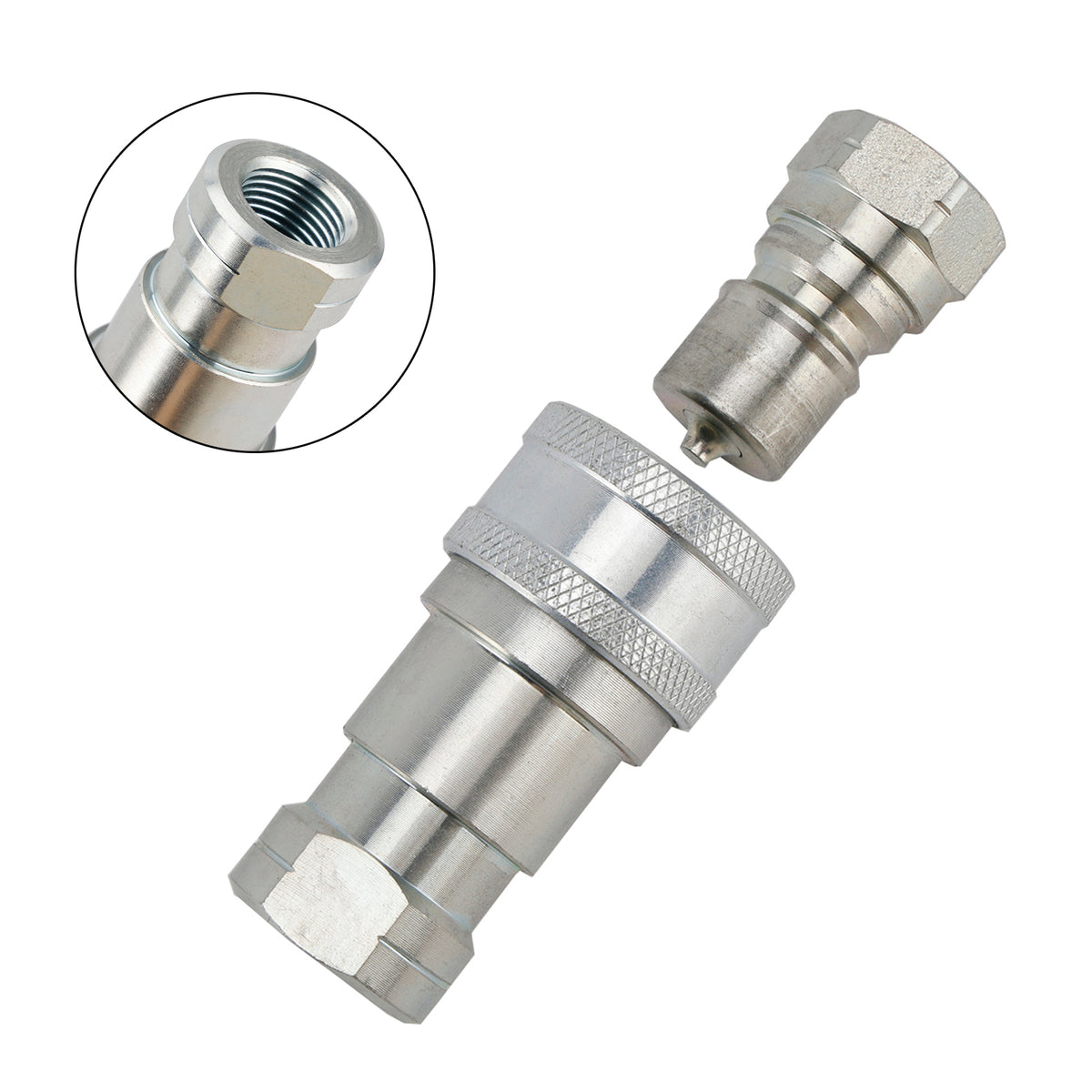3/8" NPT ISO 7241-B Quick Disconnect Hydraulic Couplings / Couplers