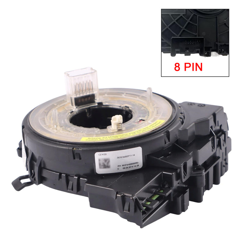 Audi A4 A5 2009-2016 8K0953568Q Spiral Cable Angle Sensor Assembly 8 PINS