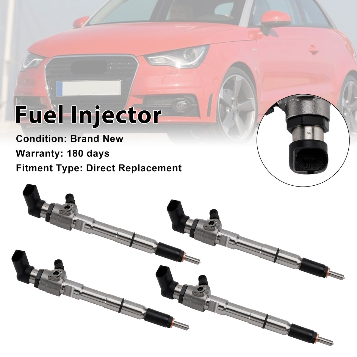 VW Caddy Fit Skoda Octavia 1.6 03L130277S 4PCS Fuel Injector 03L130277B