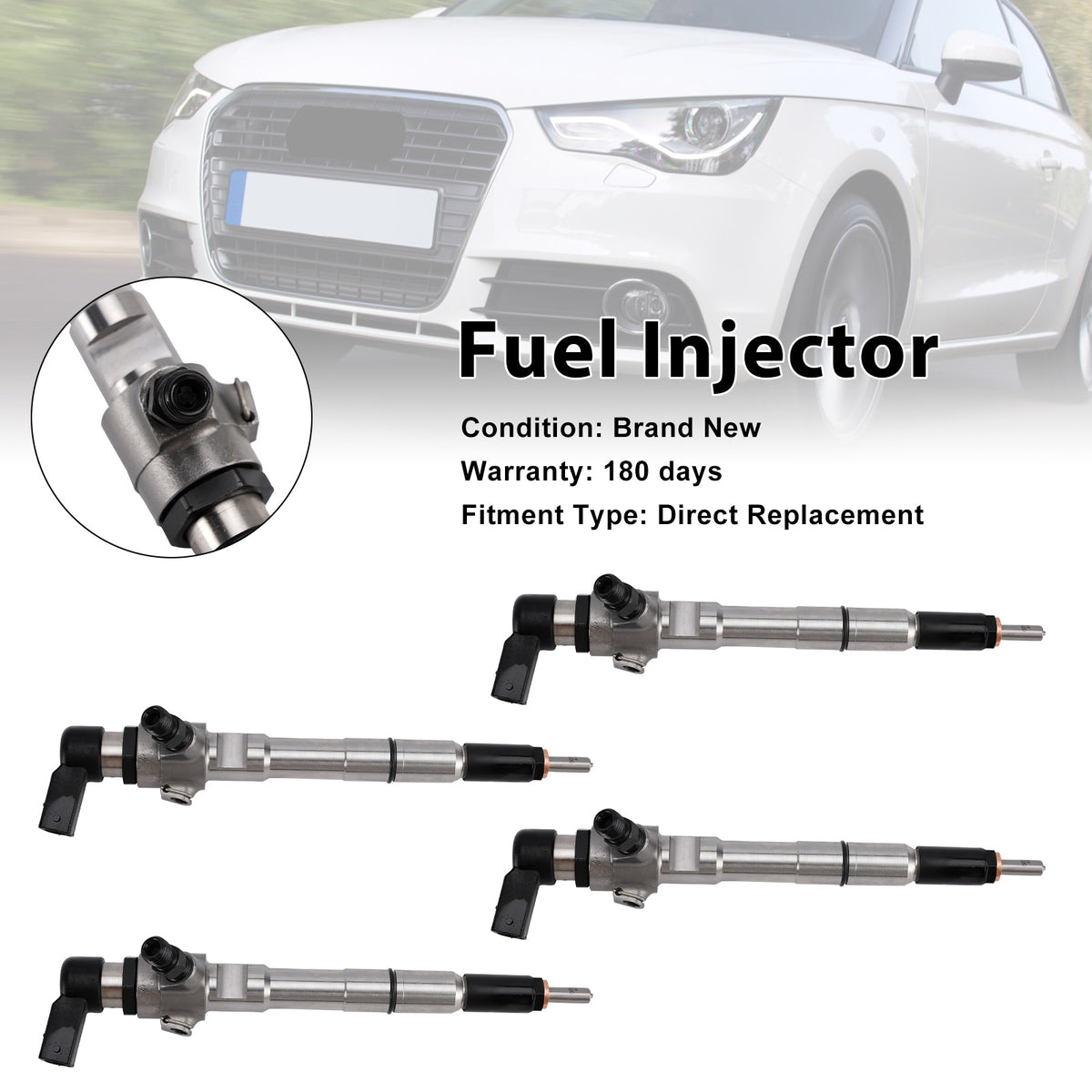 VW Caddy Fit Skoda Octavia 1.6 03L130277S 4PCS Fuel Injector 03L130277B