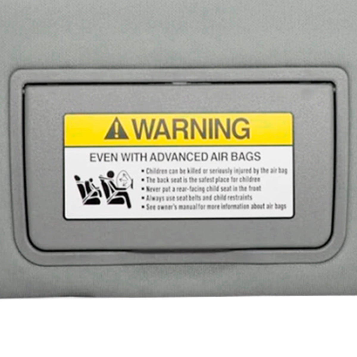 2008-2017 Honda Accord Gray Left Driver Side Sun Visor 83280TA5A51ZA