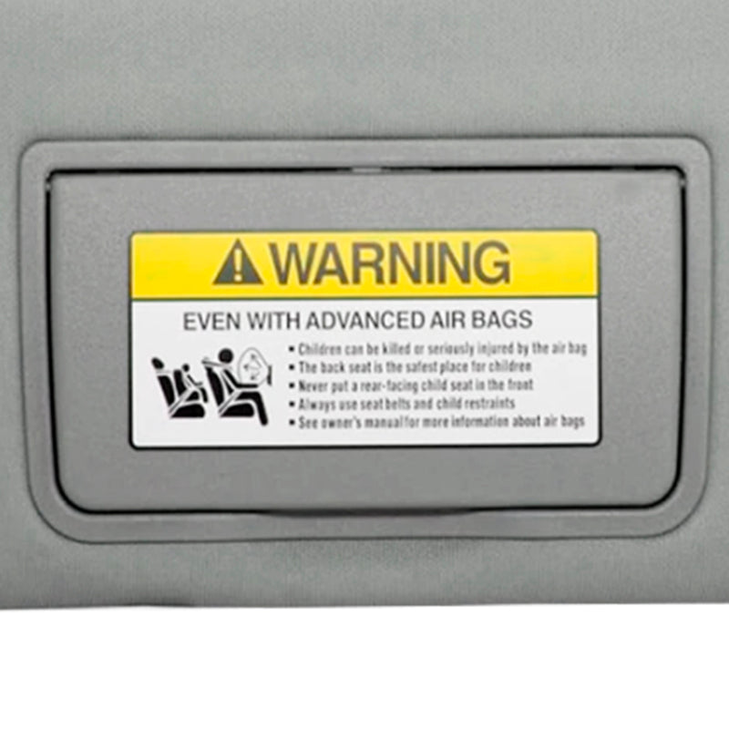 2008-2017 Honda Accord Gray Left Driver Side Sun Visor 83280TA5A51ZA