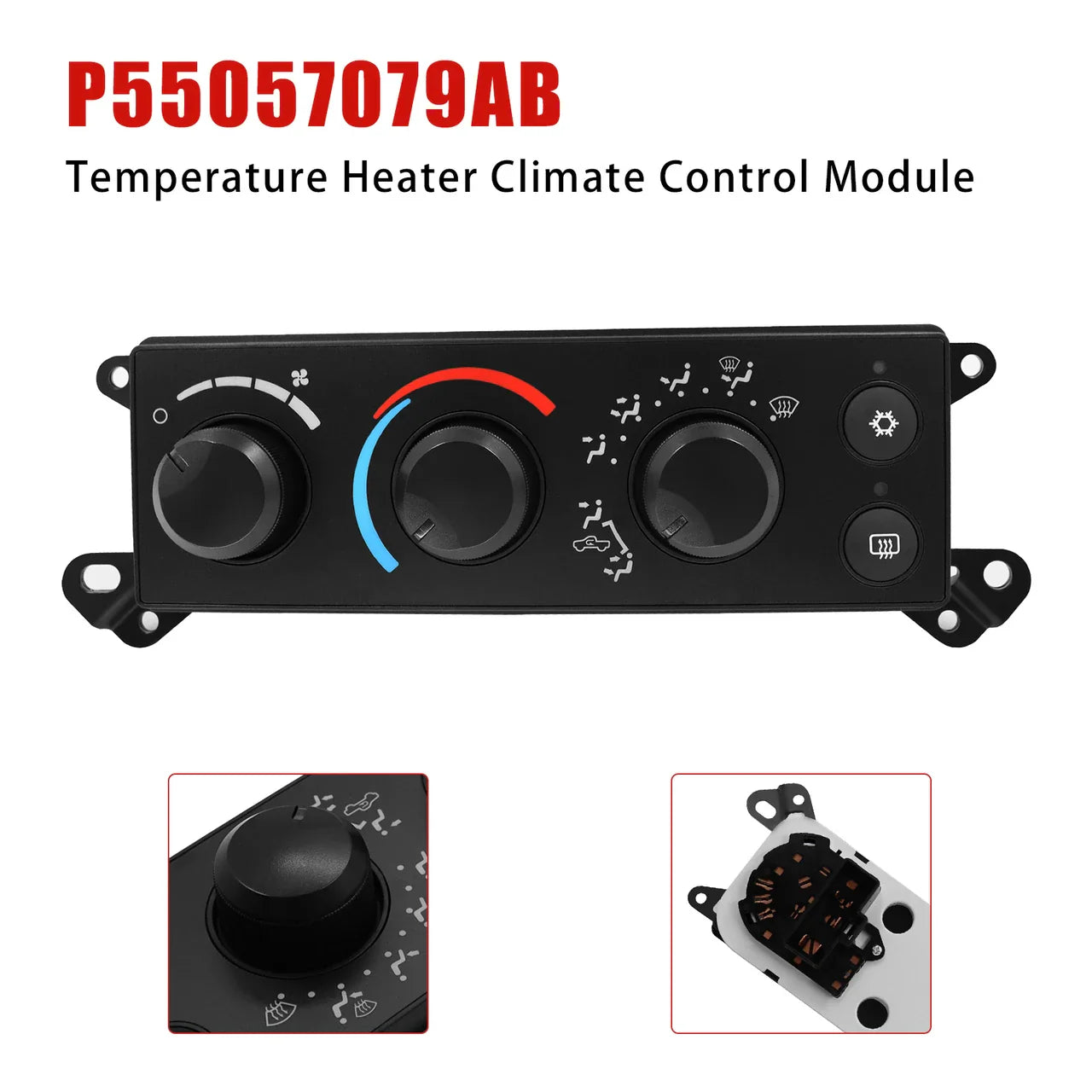 2008-2011 Dodge Dakota 55056569AE Temperature Heater Climate Control Module
