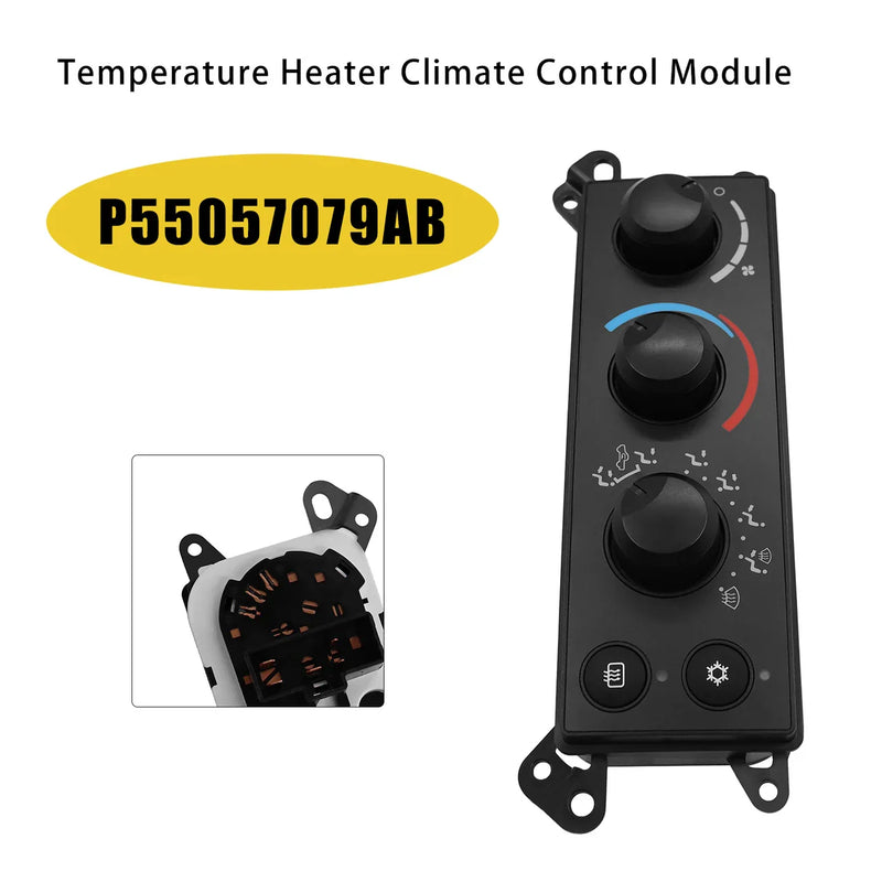 2008 Dodge RAM 1500, 2500 & 3500 series with rear defrost 55056569AE Temperature Heater Climate Control Module