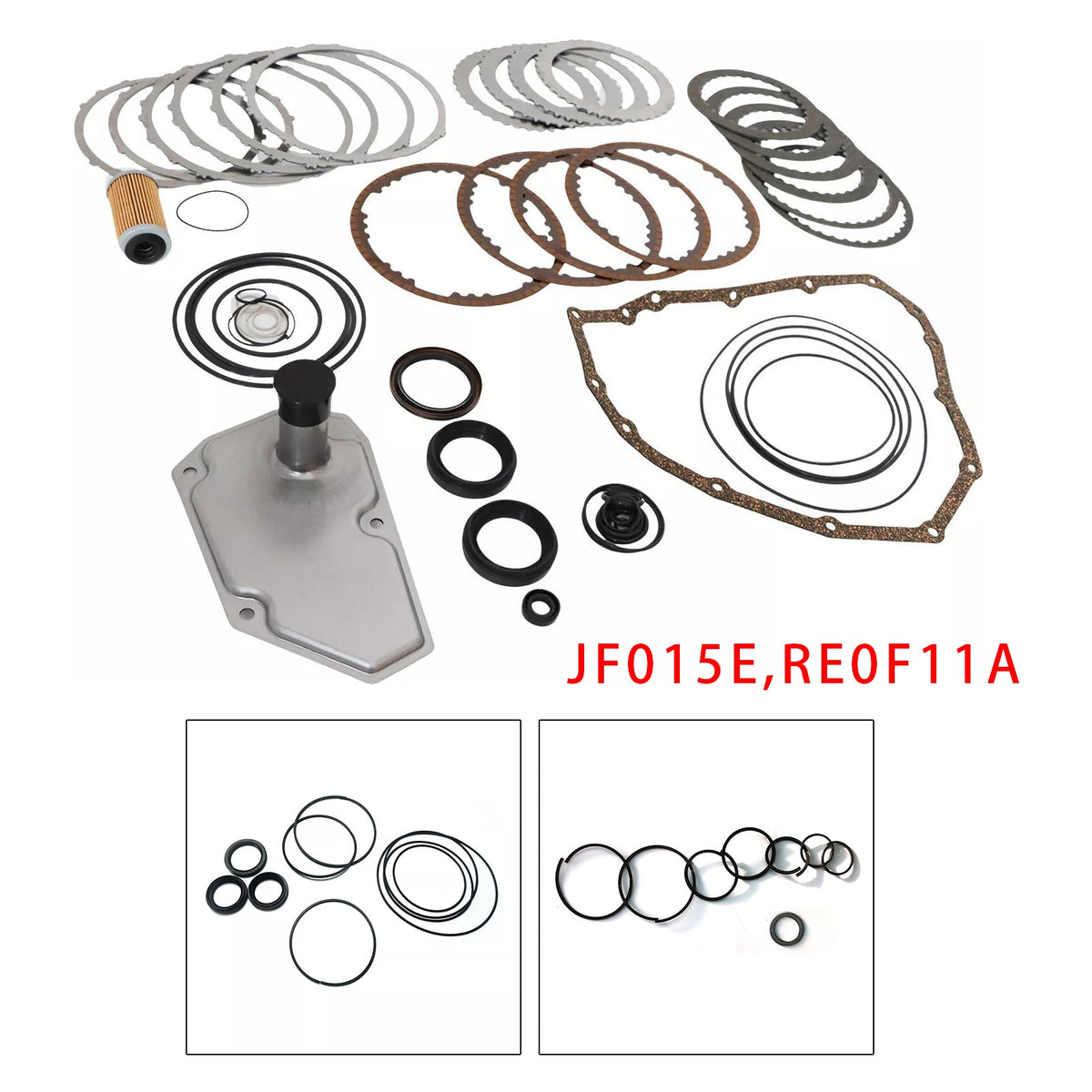 Nissan JF015E RE0F11A 2.0 Transmission Master Rebuild Kit Filter Clutch Disc