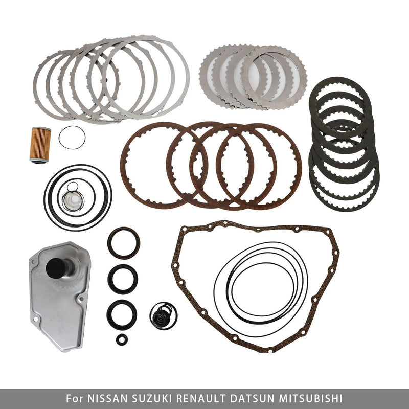 Transmission Master Rebuild Kit Filter Clutch Disc For Nissan JF015E RE0F11A 2.0