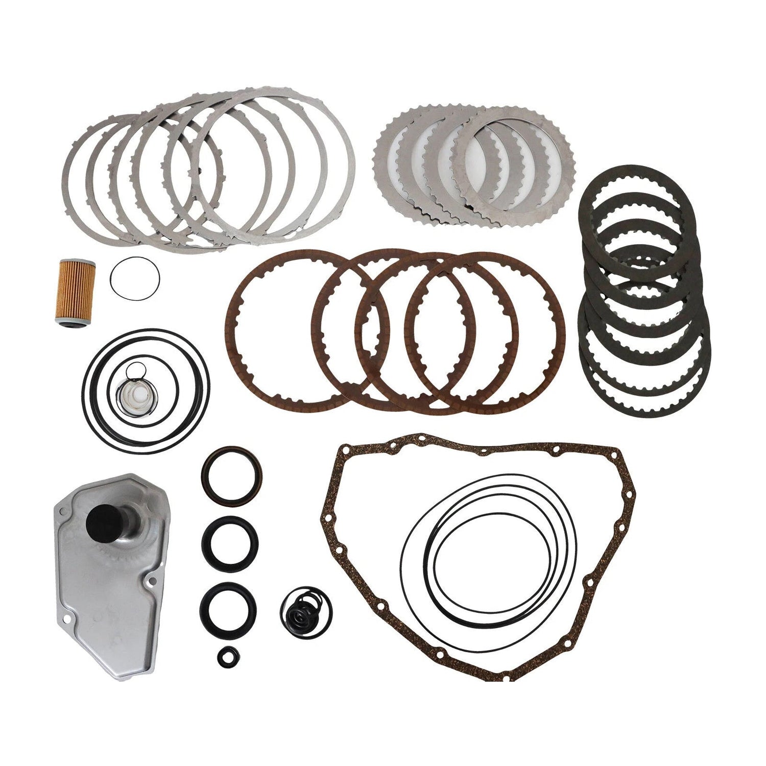 Nissan Suzuki Renault Datsun Mitsubishi JF015E RE0F11A 2.0 Transmission Master Rebuild Kit Filter Clutch Disc