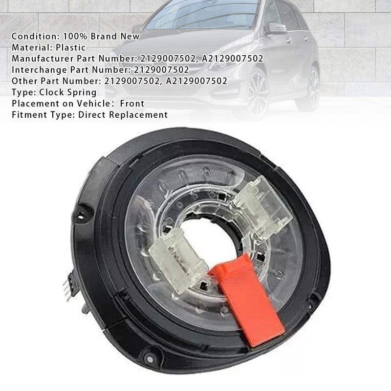 Mercedes C-Class C250 C204 C204 W204 A2129007502 Clock Spring 2129007502