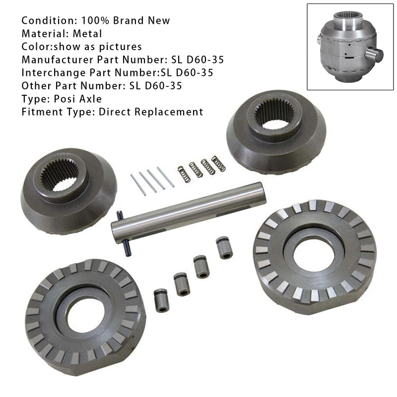 Locker Dana 60 35 Spline SL D60-35  Posi Axle